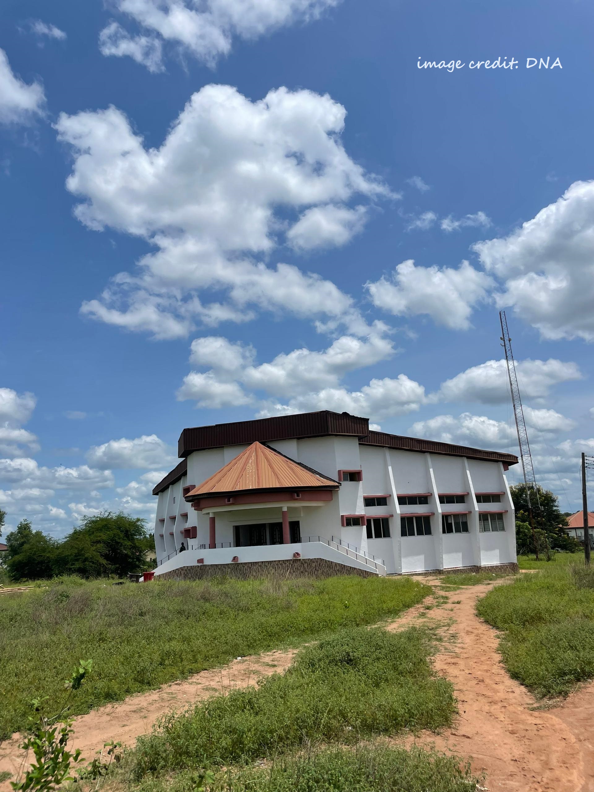 Students studying outdoors